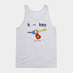 k is for key Tank Top